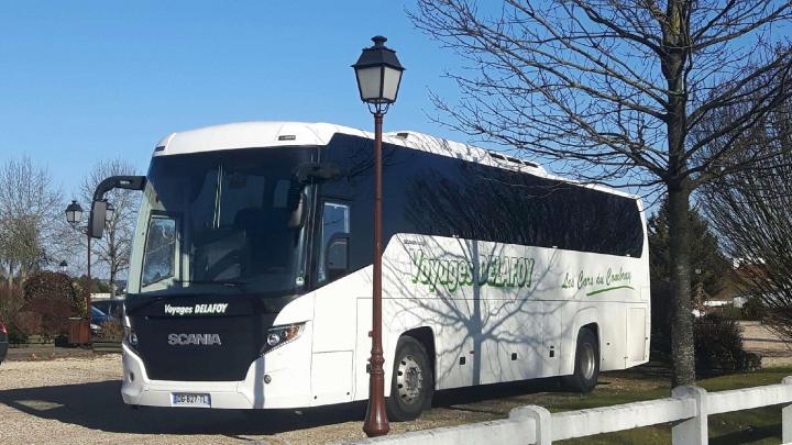 Transport de groupe près de Chartres